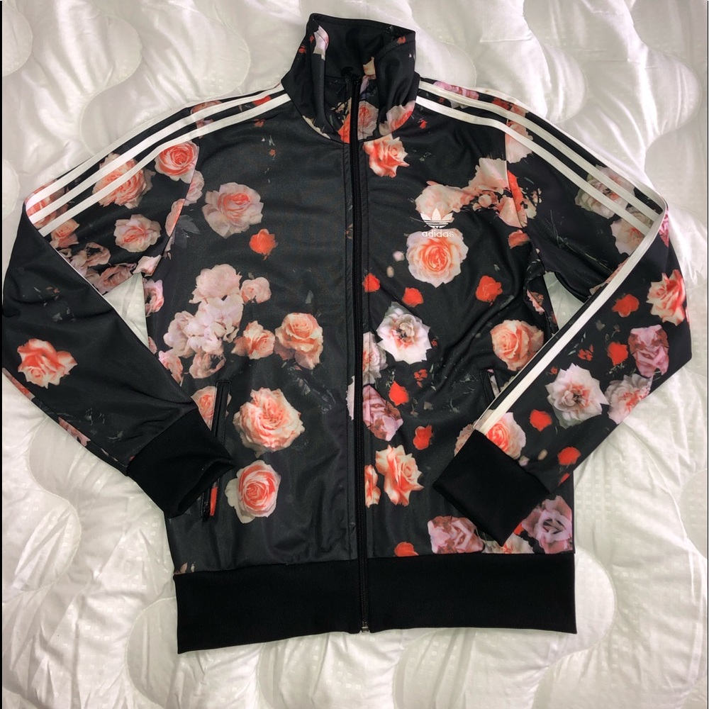 Floral Addias jacket